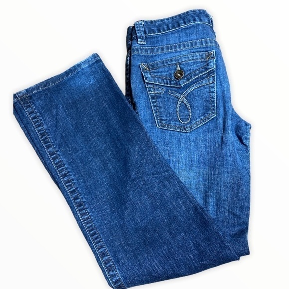 CALVIN klein boot cut jeans size 8 C21 - Picture 9 of 10